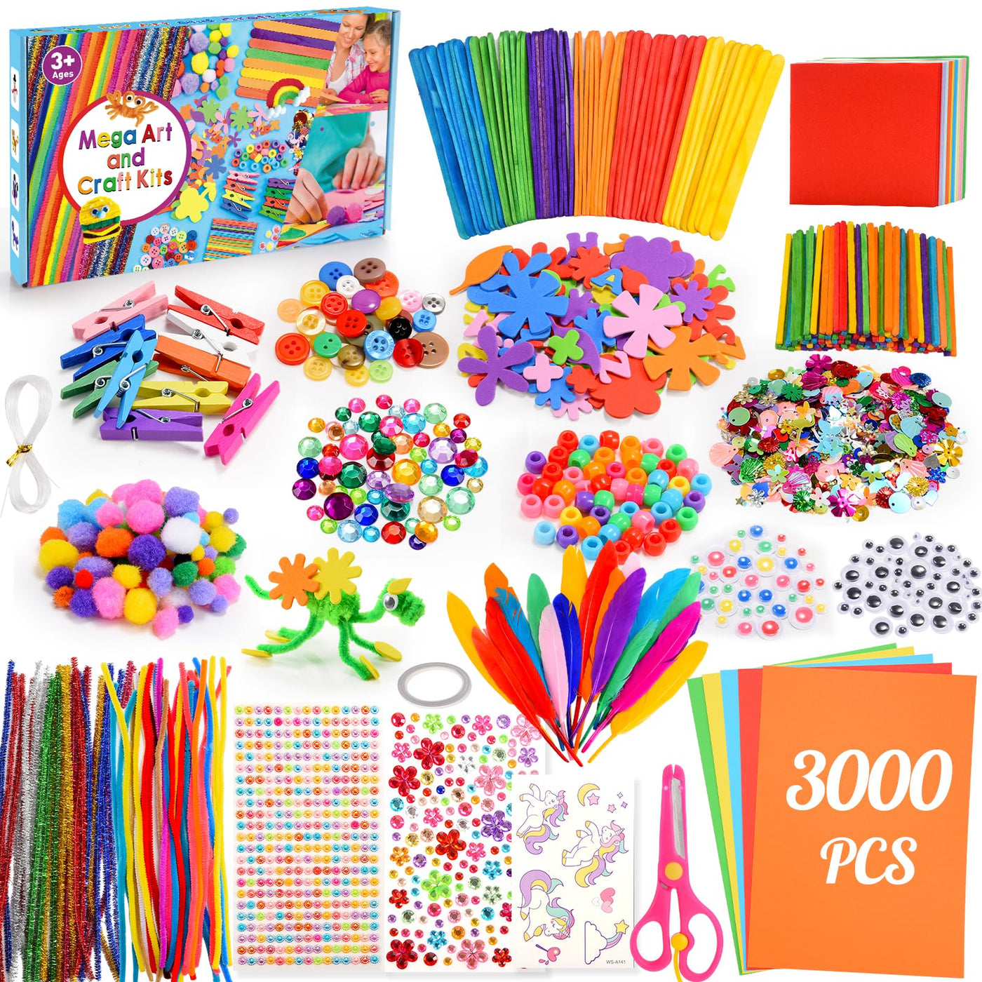 Kit de bricolage 3000 pièces pour enfants kit de bricolage pour enfants Pâques