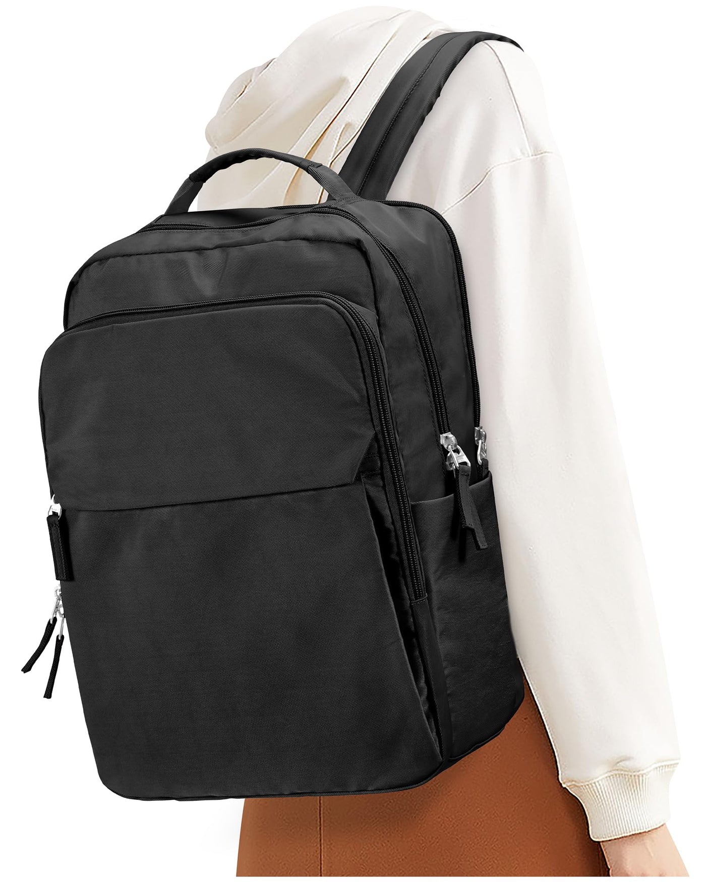 Sac à dos pour ordinateur portable Business Elegant Waterproof Large Backpack with Laptop Compartment School Backpack