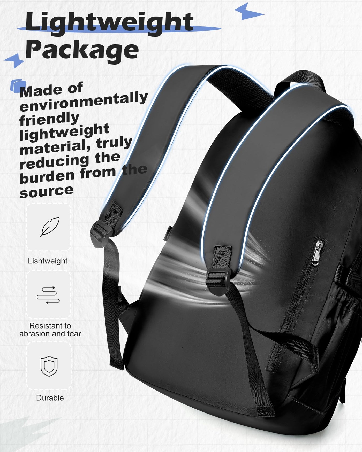 Adolescent Léger De sac à dos d'école, sac à dos Univcersity