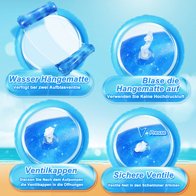 Accessoires de piscine à Matelas Pneumatique 2pcs, hamac aquatique