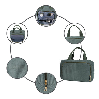 Kulturbeutel Cord Kosmetiktasche