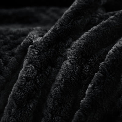 Cuddly blanket Super soft and warm fleece blanket for sofa, couch and bed with waffle pattern, cozy & comfortable blanket