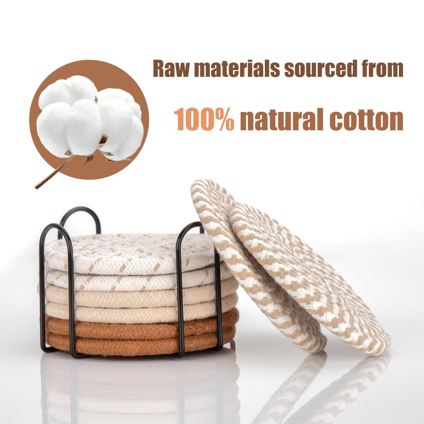 Dessous de verre avec supports