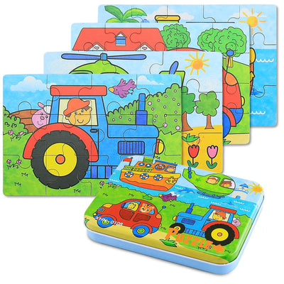 Kinderpuzzle 64 Teile Puzzle für Kinder Puzzle vier Schwierigkeitsgrade