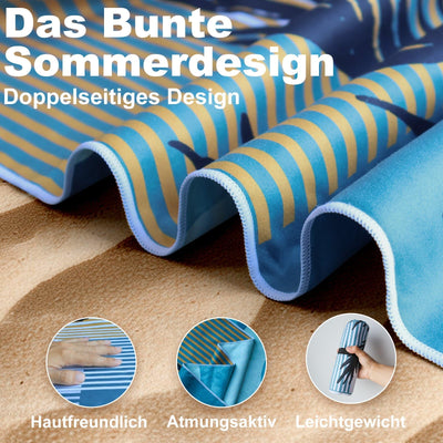 Double-sided beach towel