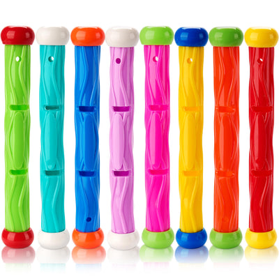 Pieces of diving sticks, water toys