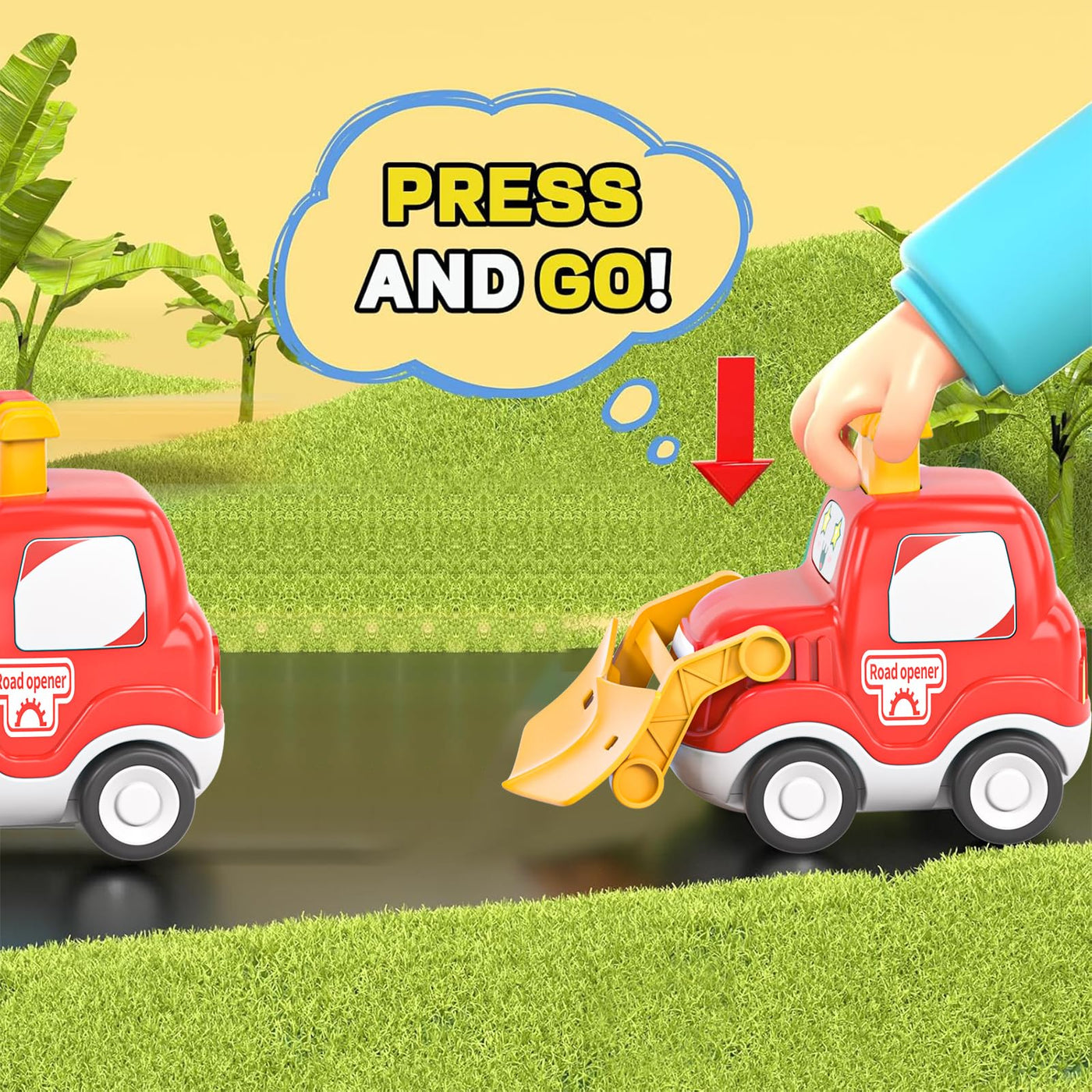 Toy cars to take away for kids 9 pieces