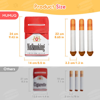 Dog Toy Cigarette Funny Dog Plush Toy Dog Cigarette Toy Interactive Dog Toy Squeaky Toy Puppy Gift Dog