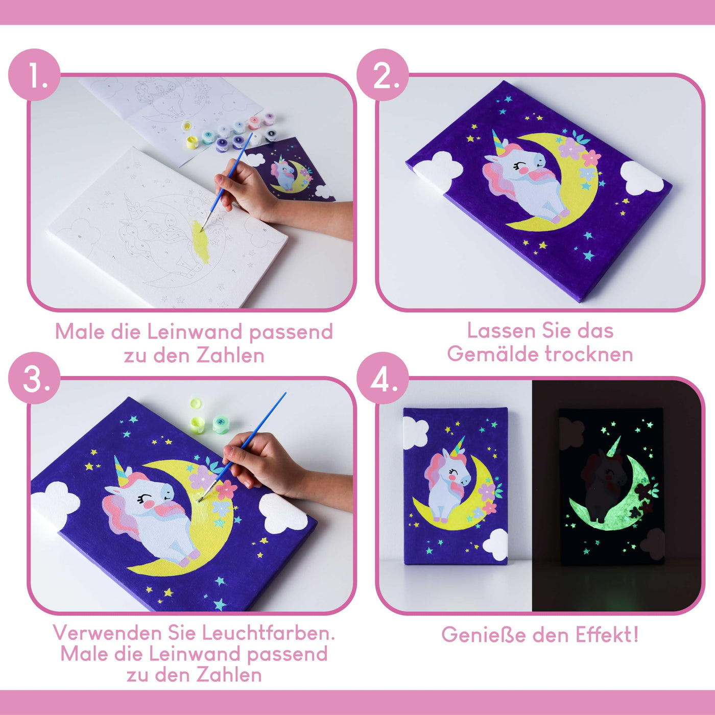 Set créatif de peinture par numéros pour enfants