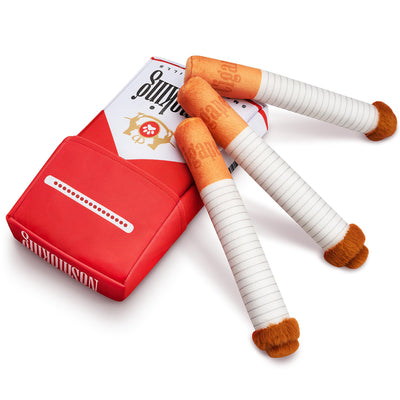 Dog Toy Cigarette Funny Dog Plush Toy Dog Cigarette Toy Interactive Dog Toy Squeaky Toy Puppy Gift Dog