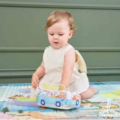 Boîte en tissu jouets d'éveil - Activités éducatives Jouets d'éveil Jouets sensoriels pour bébés