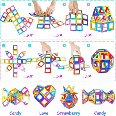 Mini-blocs de construction magnétiques,Blocs de construction magnétiques