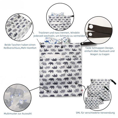 Sac à Couches 4 Pièces