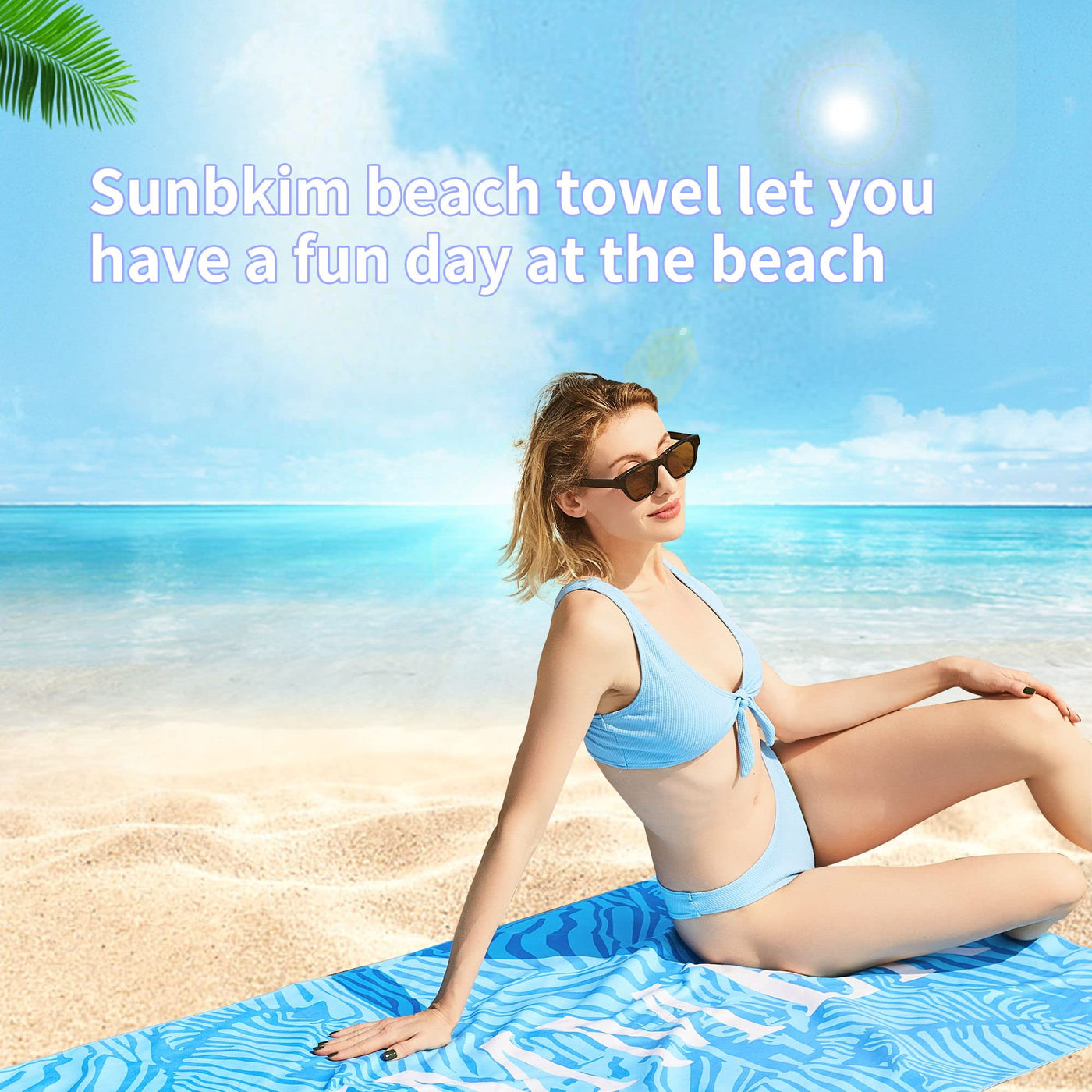 Serviette de plage Large, serviette en microfibre