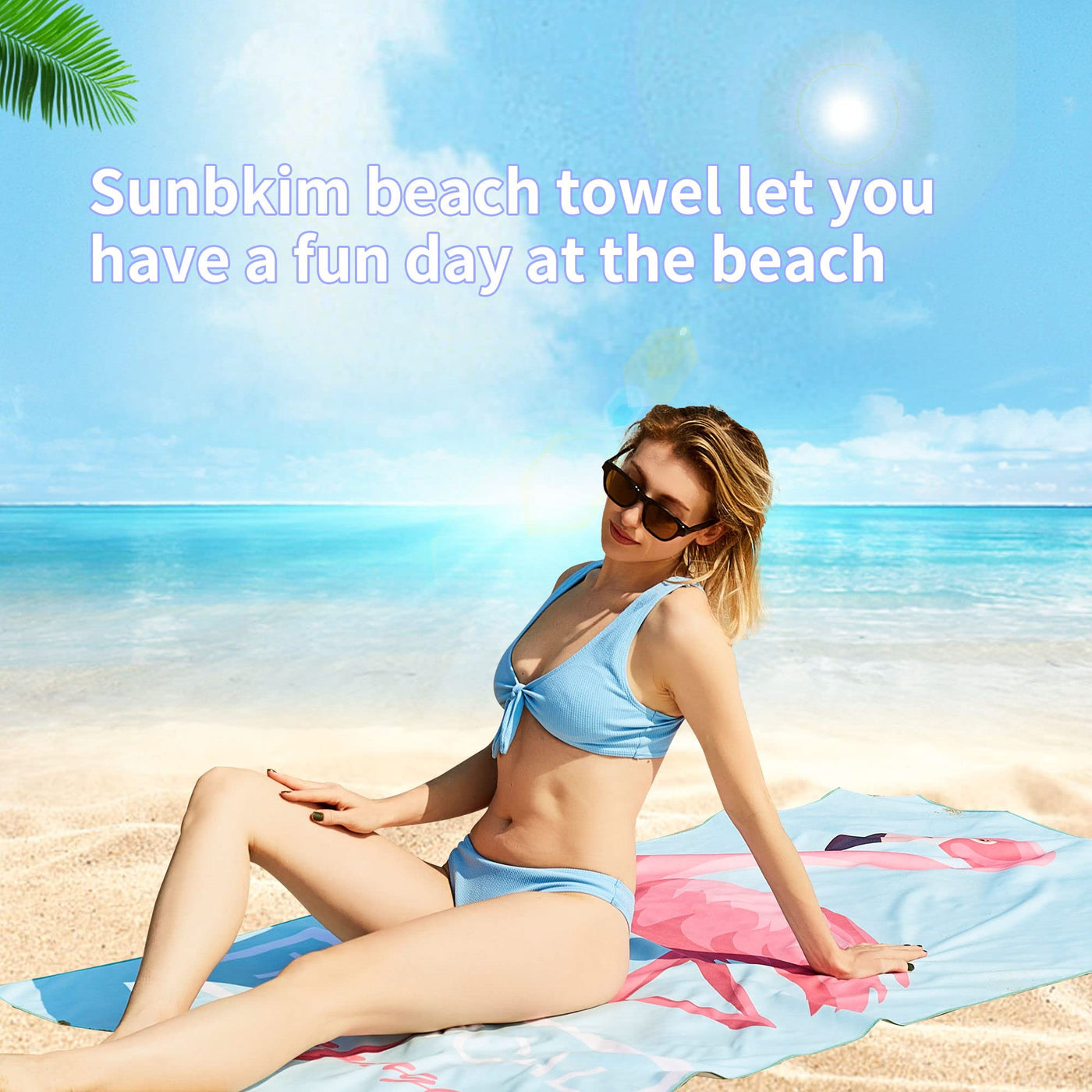 Serviette de plage Large, serviette en microfibre