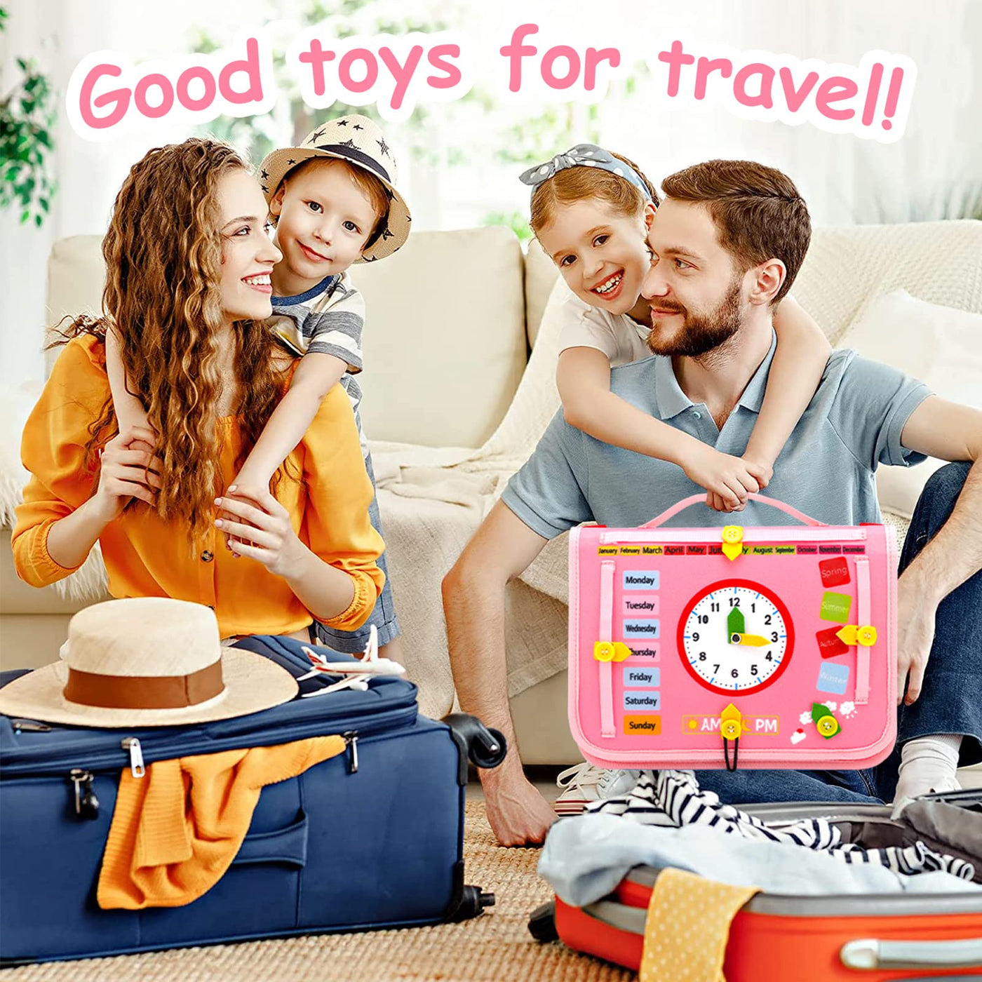 Tableau d'activités pour les tout-petits 4 couches, tableau d'activités pour les tout-petits apprentissage des compétences de base