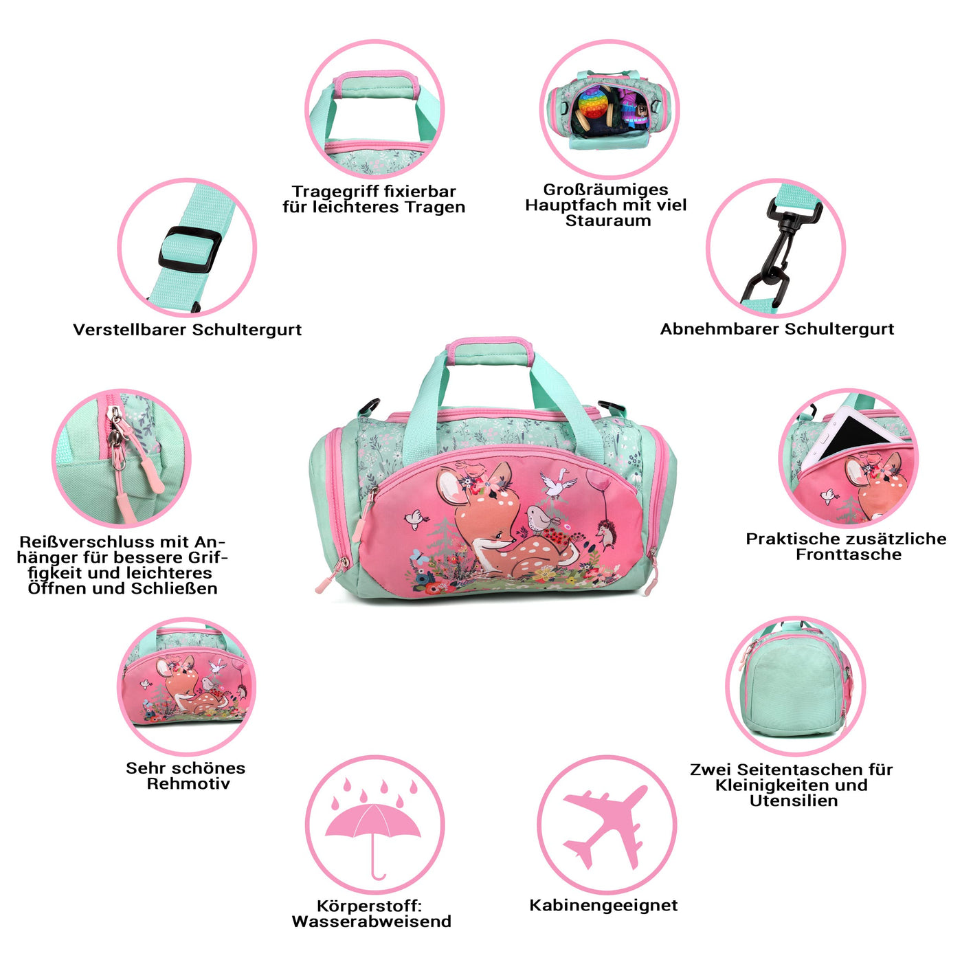 Shoulder bag Sports bag Kids travel bag