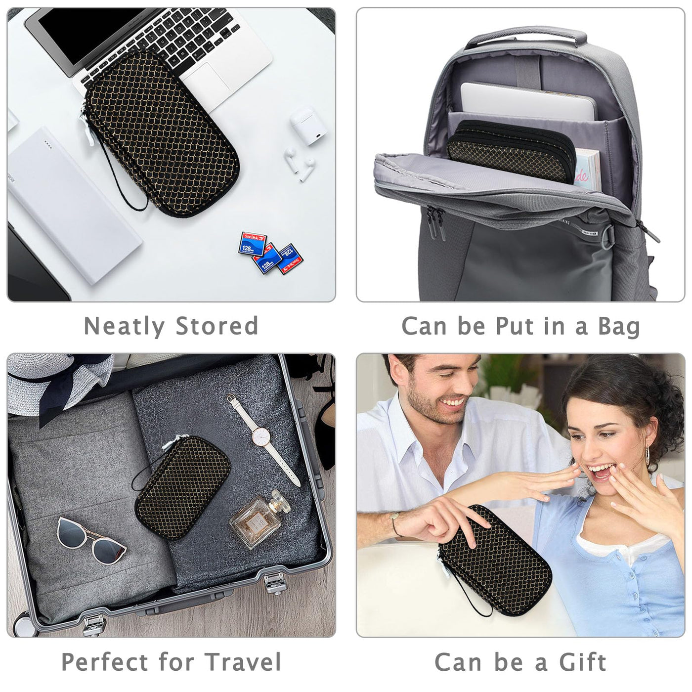 Cable bag, cable organizer Cable case Electronics accessories Organizer bag