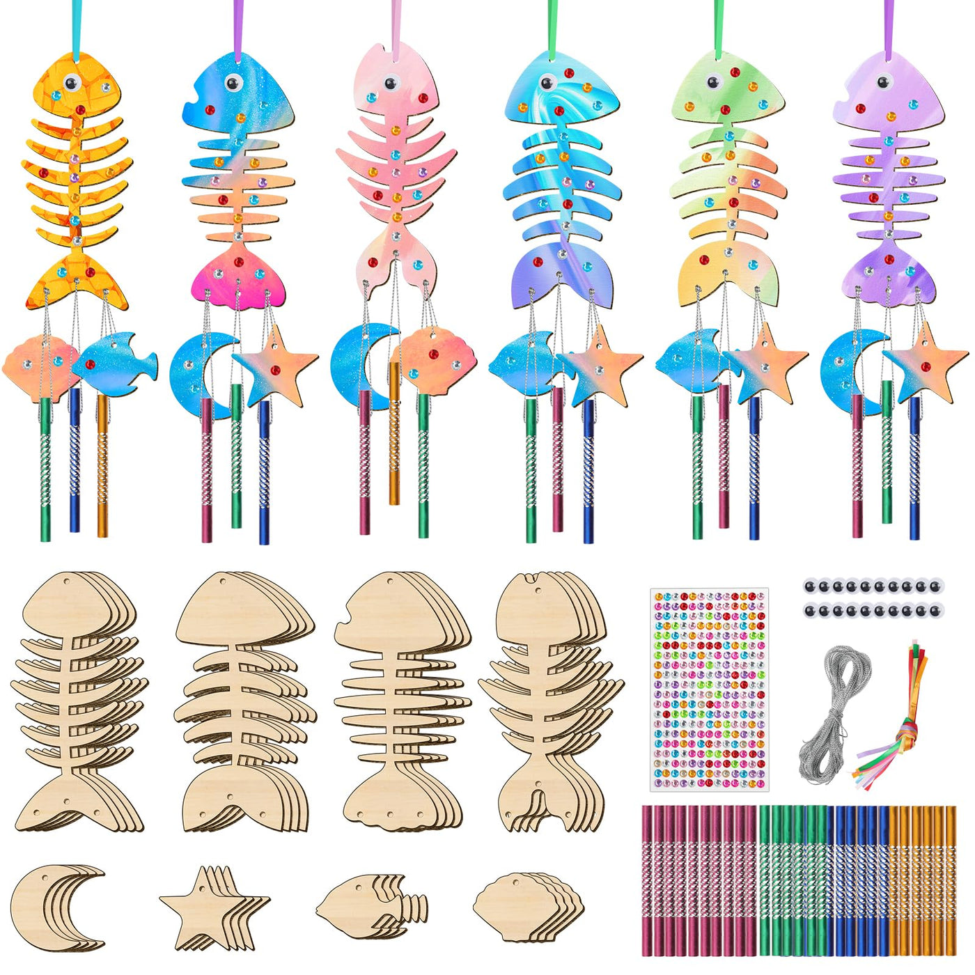 Wind chime craft set for children