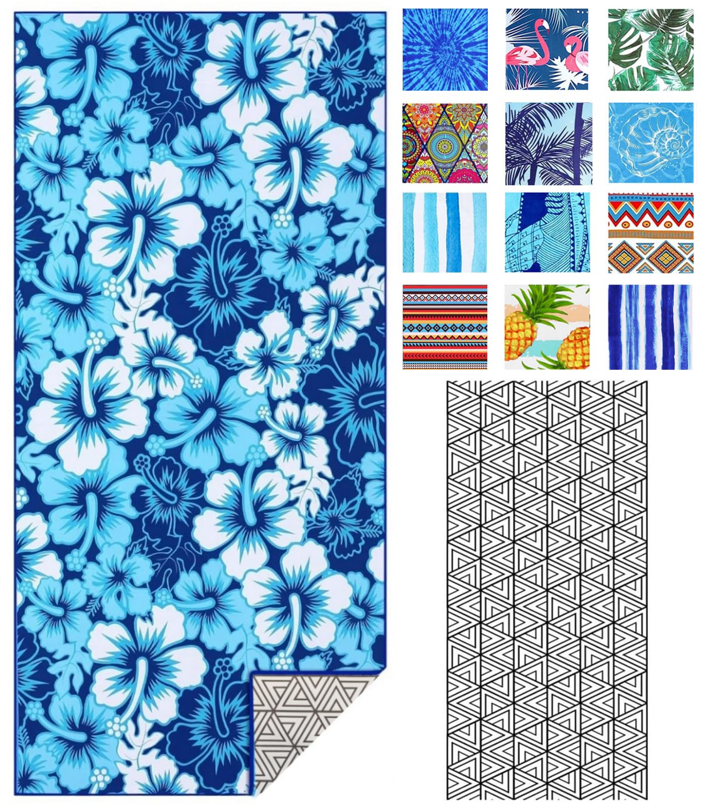 Microfiber beach towel bath towel large