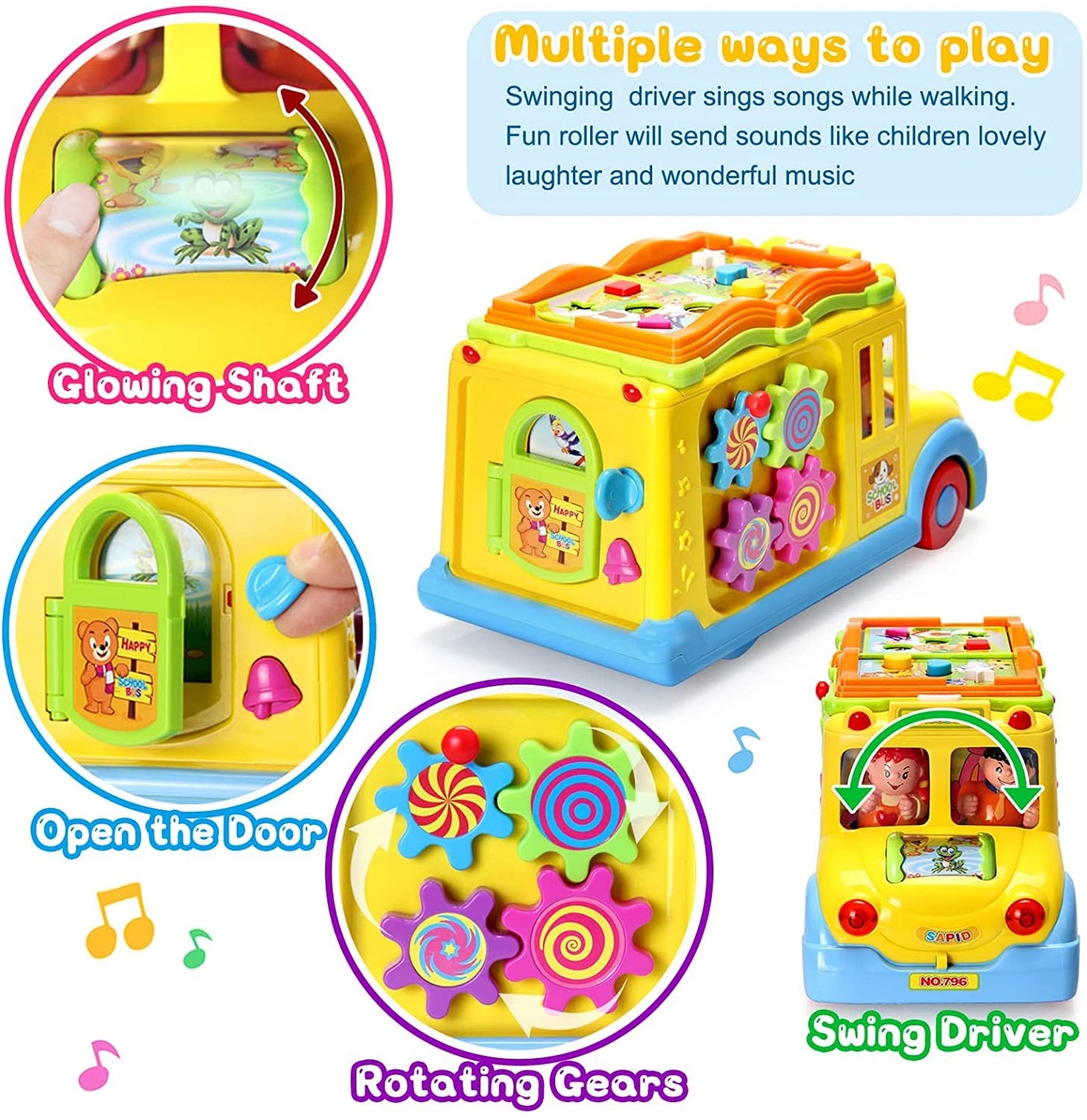 Educational Intellectual bus Animal sounds/music/movement Musical bus