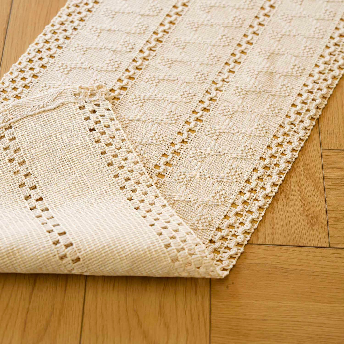 Chemin de Table Boho Macramé