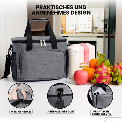 Kühltasche, Lunchbag, Thermotasche mit Folienfutter, isolierte Lunchbag