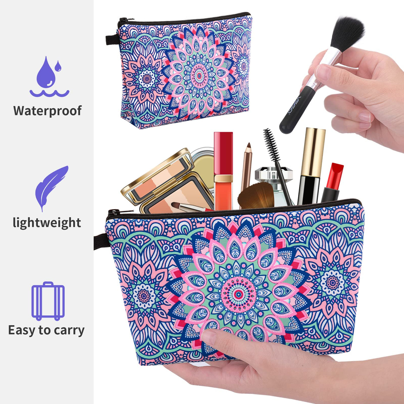 Cosmetic make-up bag canvas handbag mini bag purse