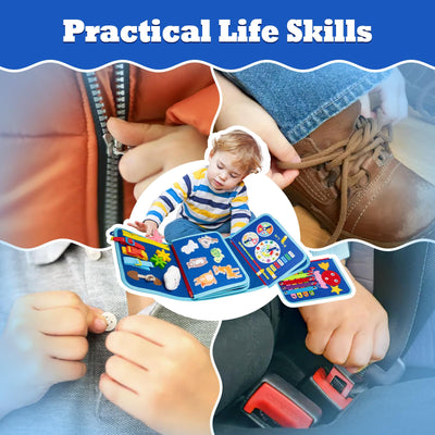 Busy Board Toddler Activity Board Car Airplane Travel Toy