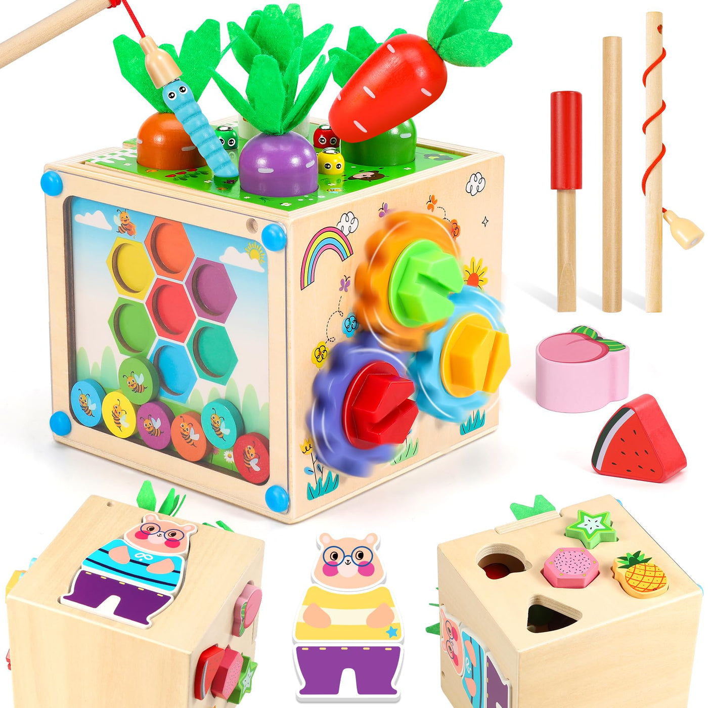 Cubes de motricité Cube d'activité 6 EN 1