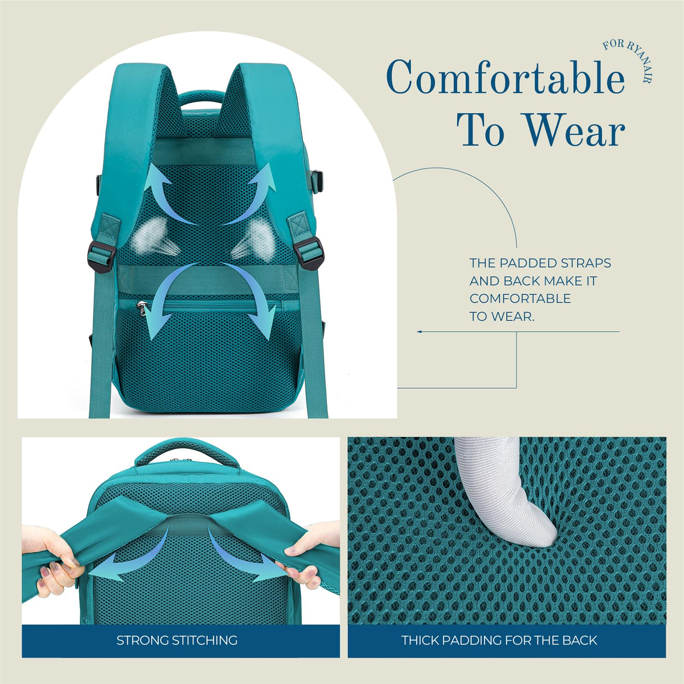 Bagages à main Sac à dos Sac à dos de voyage Bagages de cabine