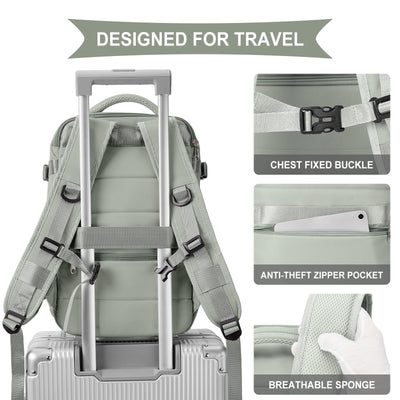 Sac à dos pour avion Bagage à main Sac à dos Cabine Sac à dos étanche pour ordinateur portable Sac à dos de voyage