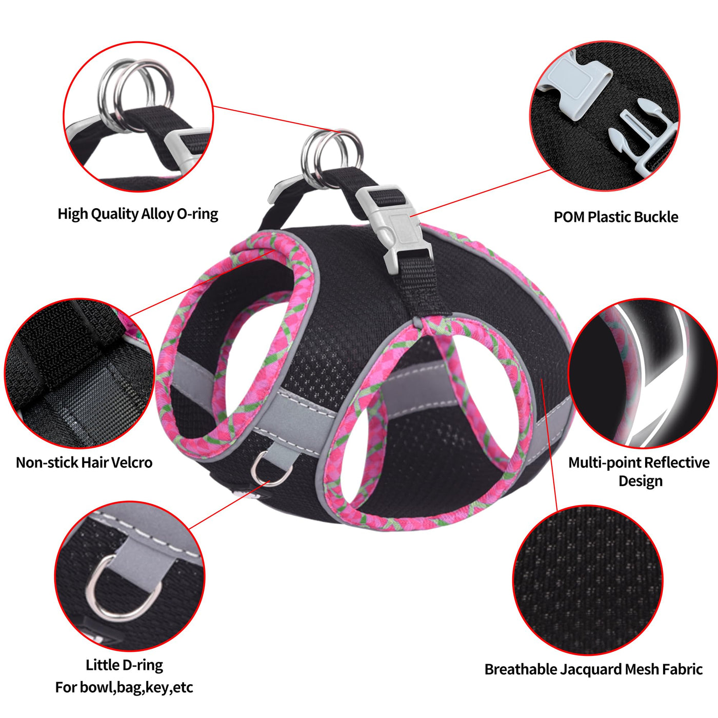 Gilet pour tous les temps, vaisselle réfléchissante pour animaux de compagnie