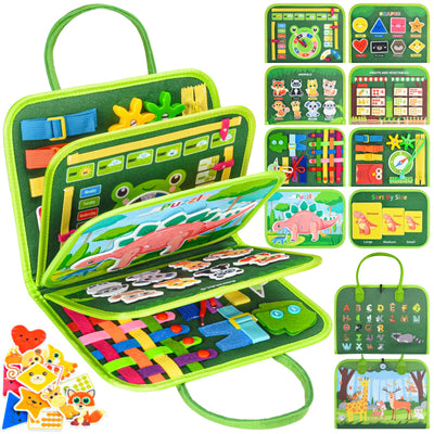 Busy Board Toys - Activity Board for Toddlers