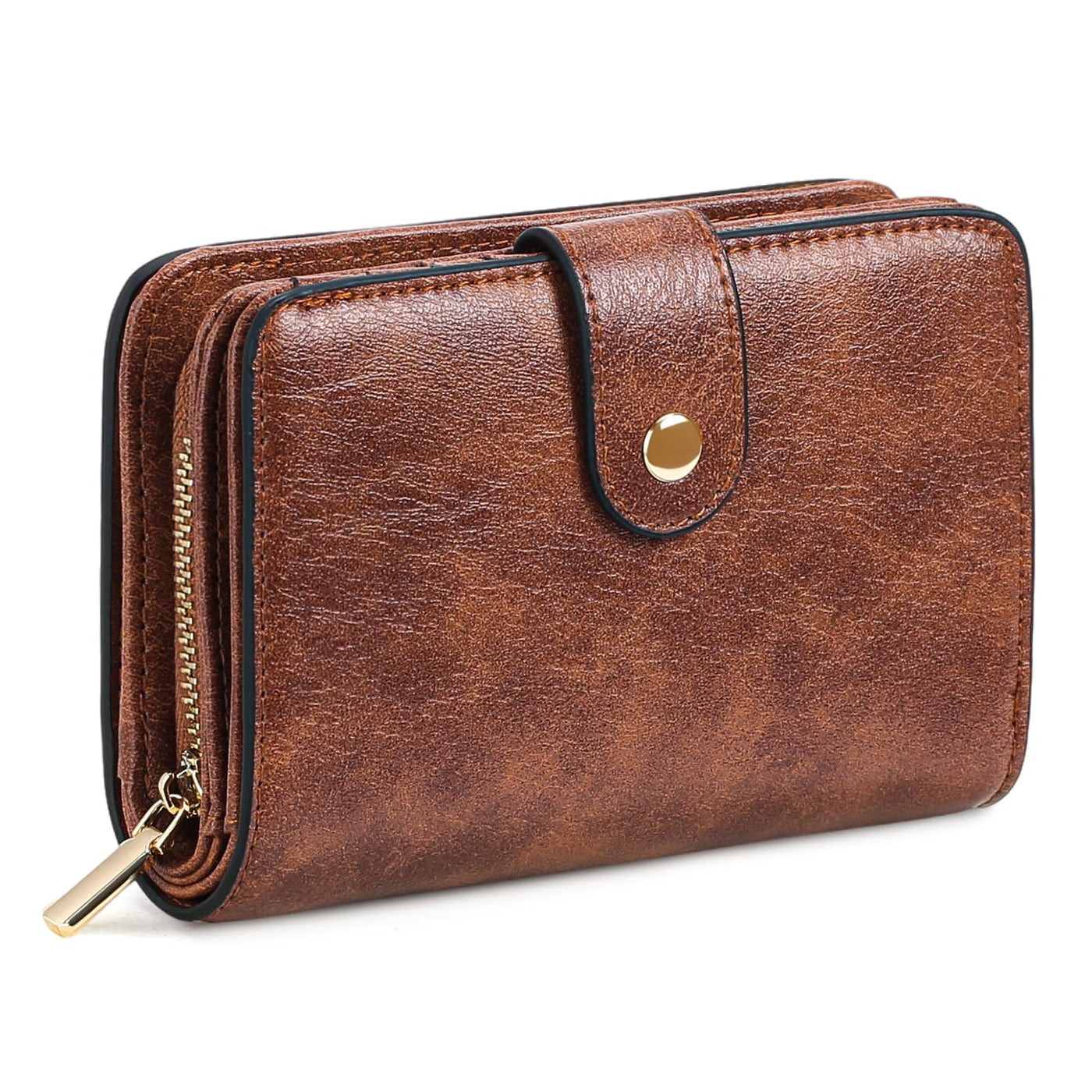 Wallet Zipper with Coin Pocket & RFID Protection