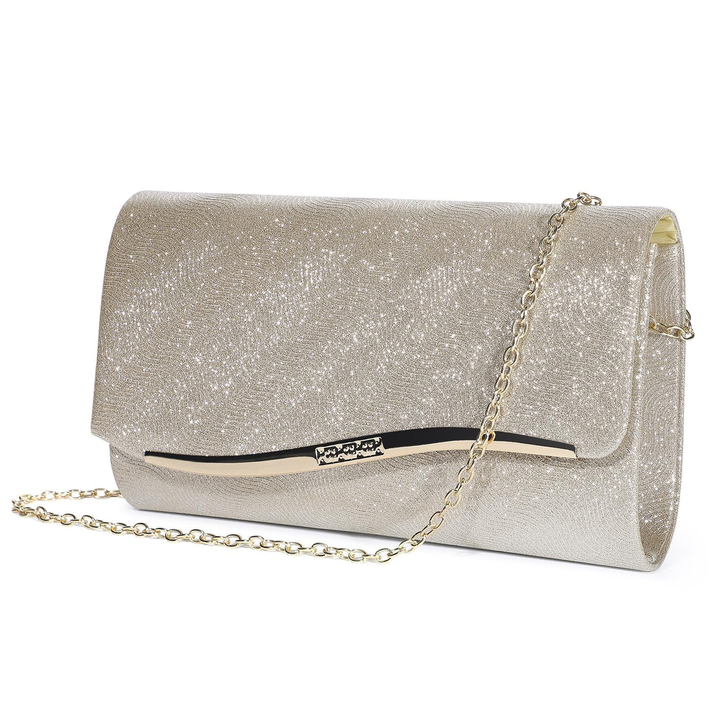 Evening Bag, Fashionable Handbag, Elegant Wedding Clutch, Envelope Chain Bag