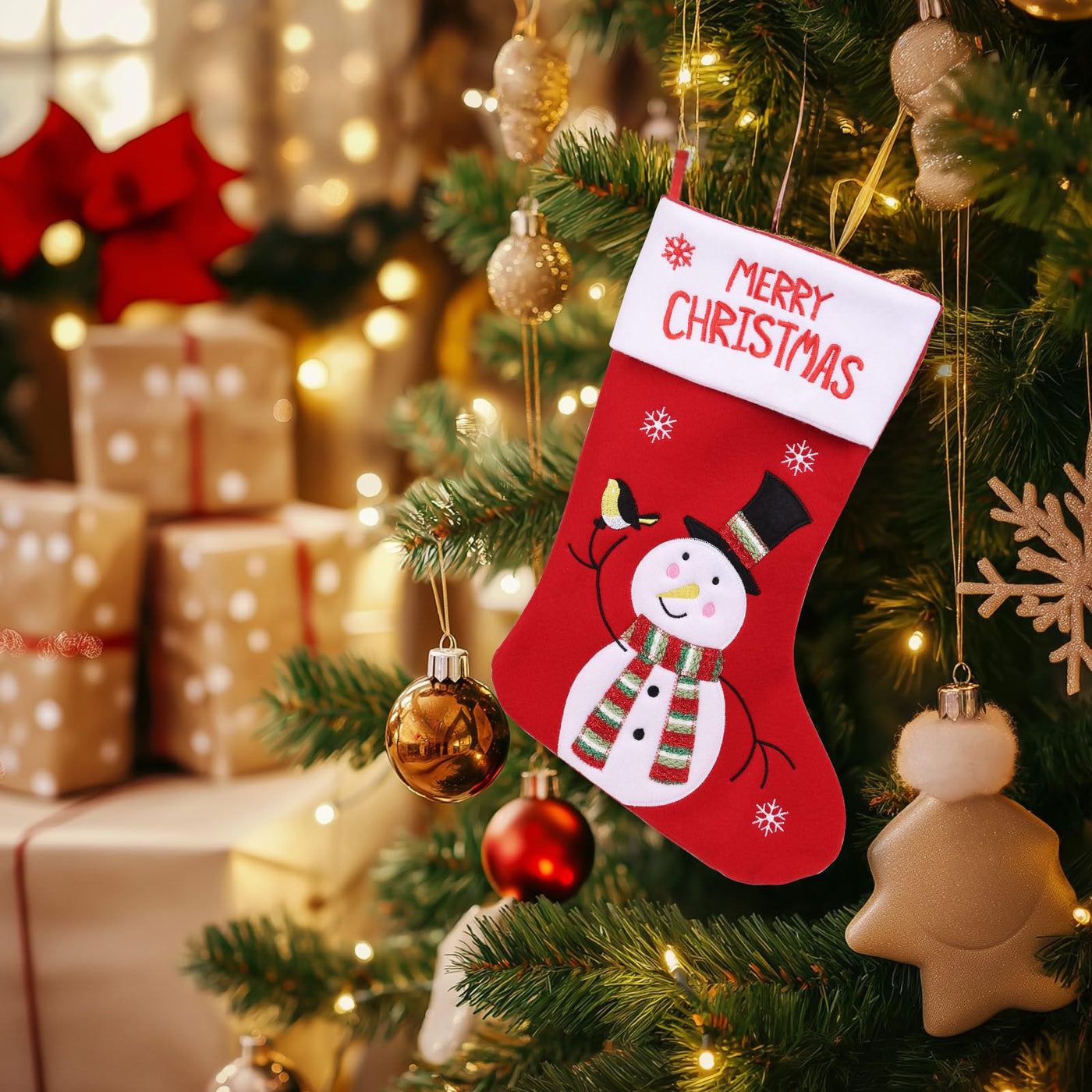 Bas de Noël, paquet de 4