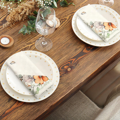 Serviettes lot de 6, serviettes en tissu