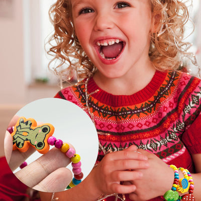 Bracelet Colourful bracelets children wooden