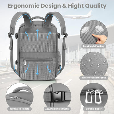 Hand Luggage Airplane Travel Backpack, Hand Luggage Backpack