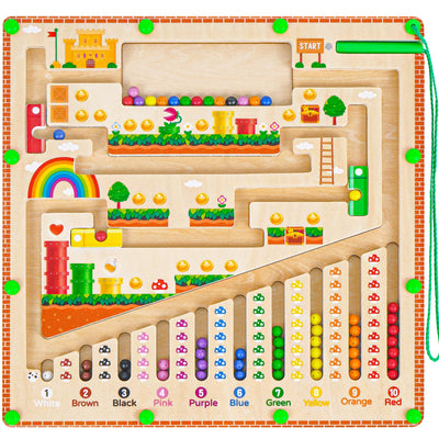 Jeu magnétique labyrinthe, jouet de motricité pour les enfants