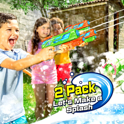 pack de 2 pistolets à eau pour enfants