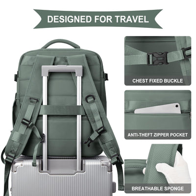 Sac à dos de voyage pour bagage à main d'avion sac à dos pour bagage à main d'avion ordinateur portable étanche