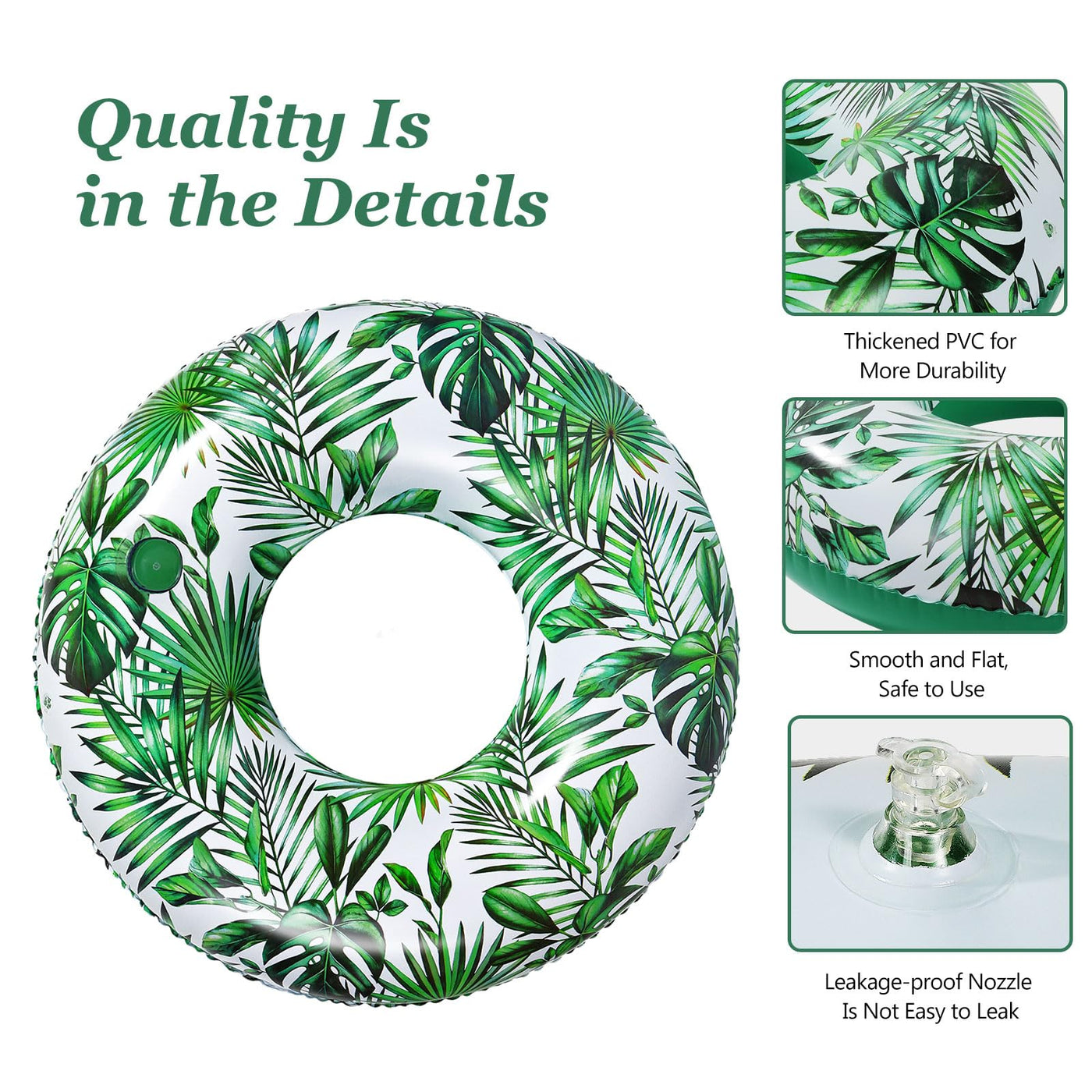 Anneaux flottants avec poignées pour adultes, gonflables