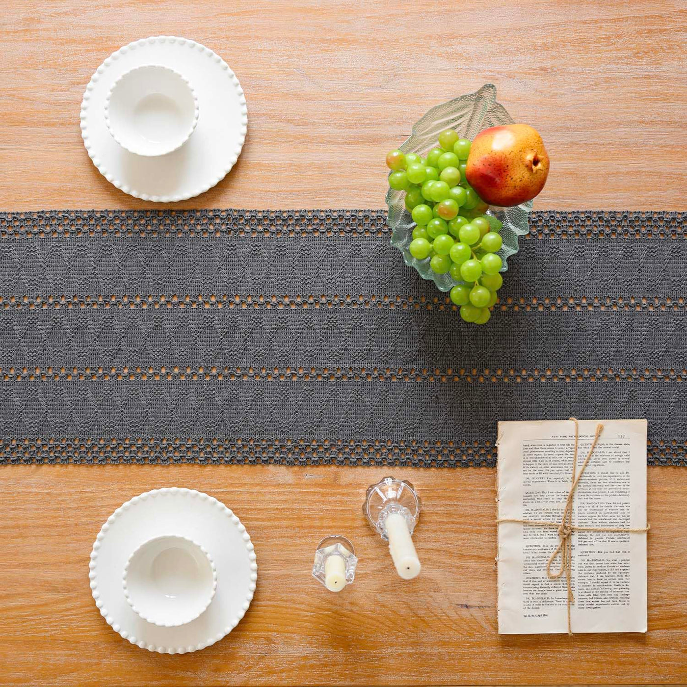 Chemin de Table Boho Macramé