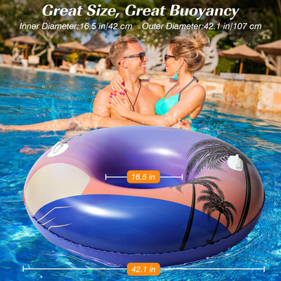 Anneau de piscine pour adultes, avec poignée