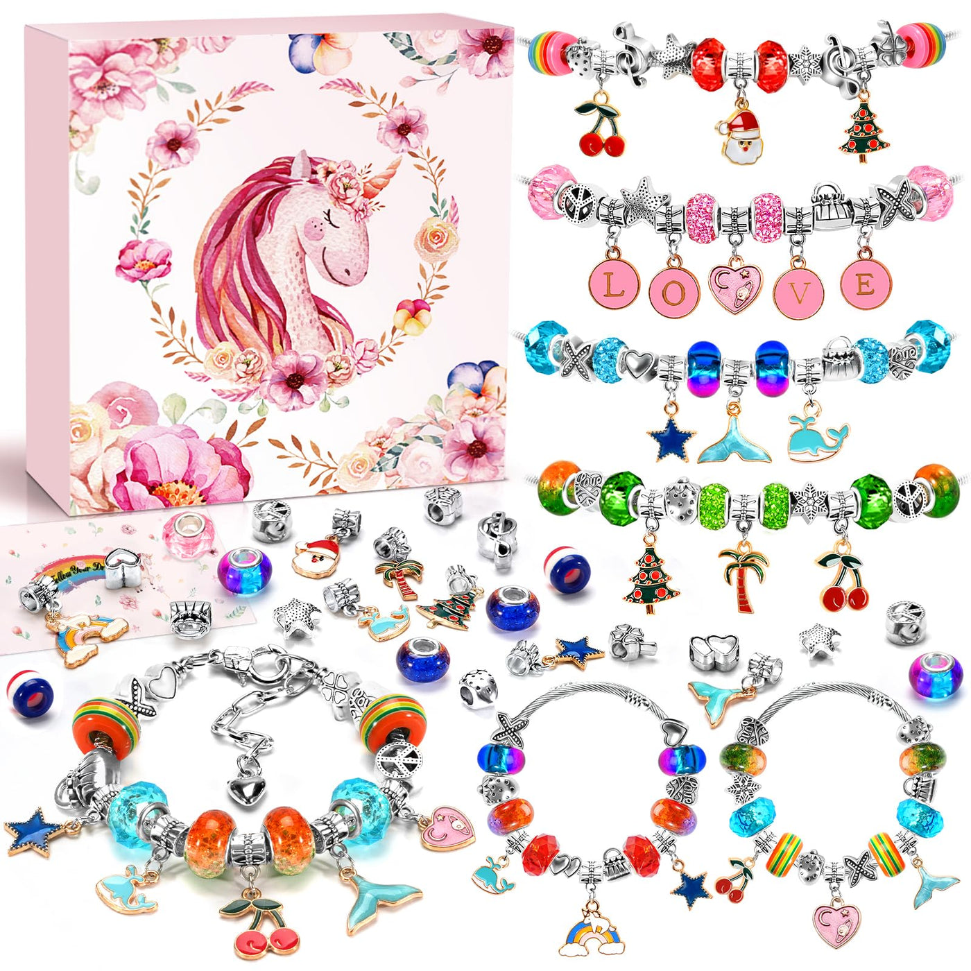 Craft Set Kids Bracelets DIY Jewelry Making, Advent Calendar