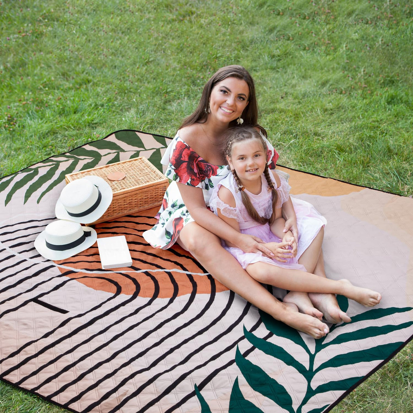 Couverture de pique-nique imperméable pour l'extérieur, tapis de plage