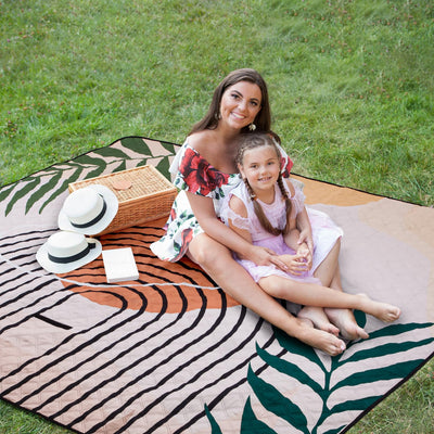 Couverture de pique-nique imperméable pour l'extérieur, tapis de plage