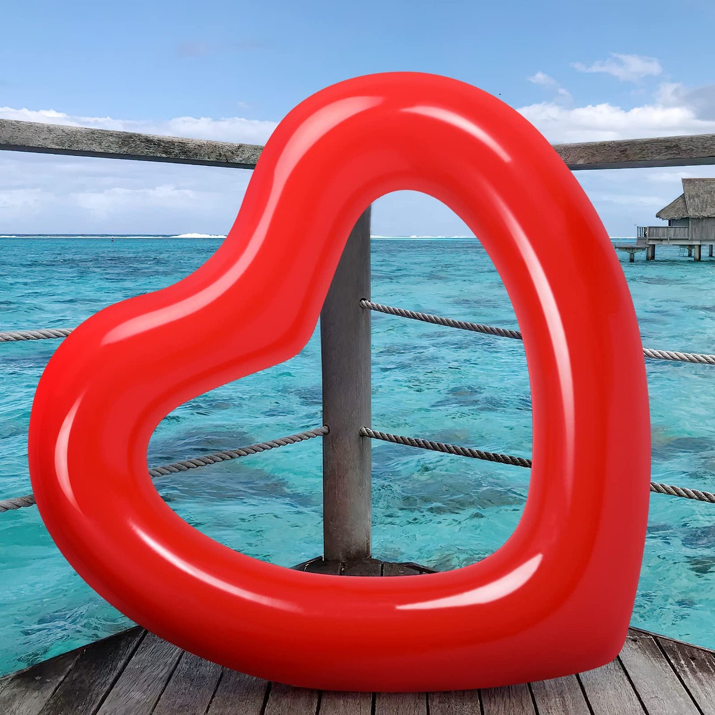 Anneau de Natation Gonflable Eau de Piscine